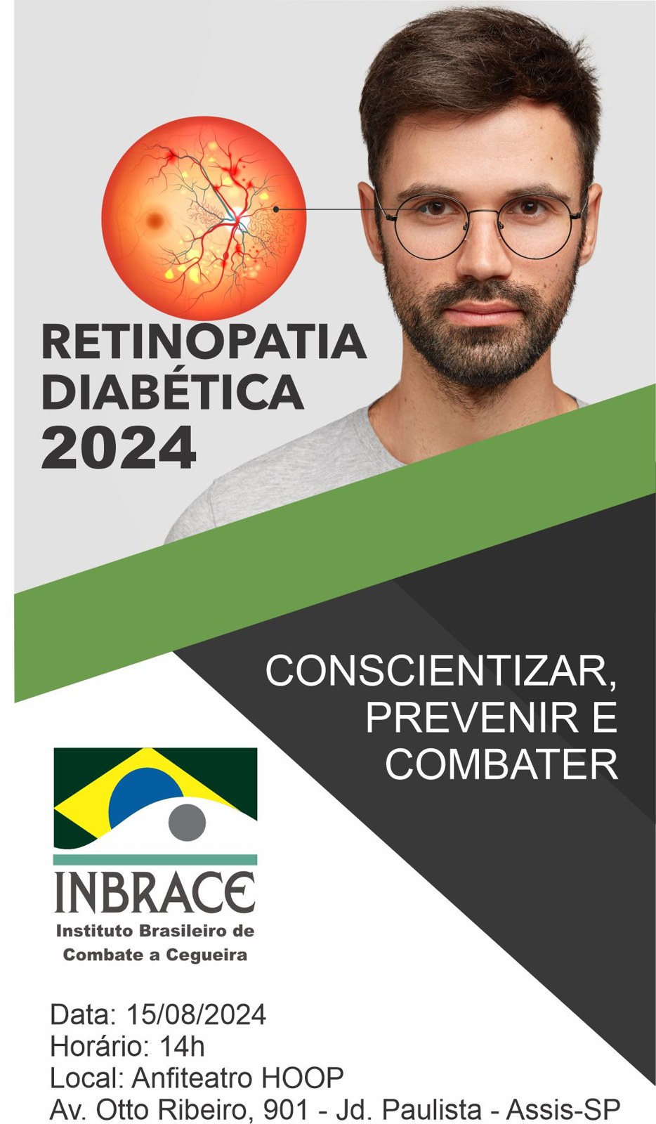 Evento de conscientização e cuidado em saúde ocular — registro 1